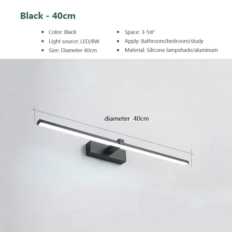 Modern LED Wall Sconce for Bathroom