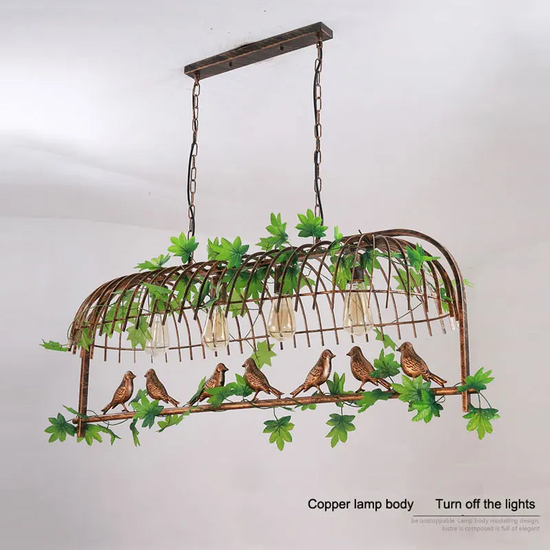 Creative Retro Industrial Bird Iron Pendant Light for Loft, Restaurant, Bar