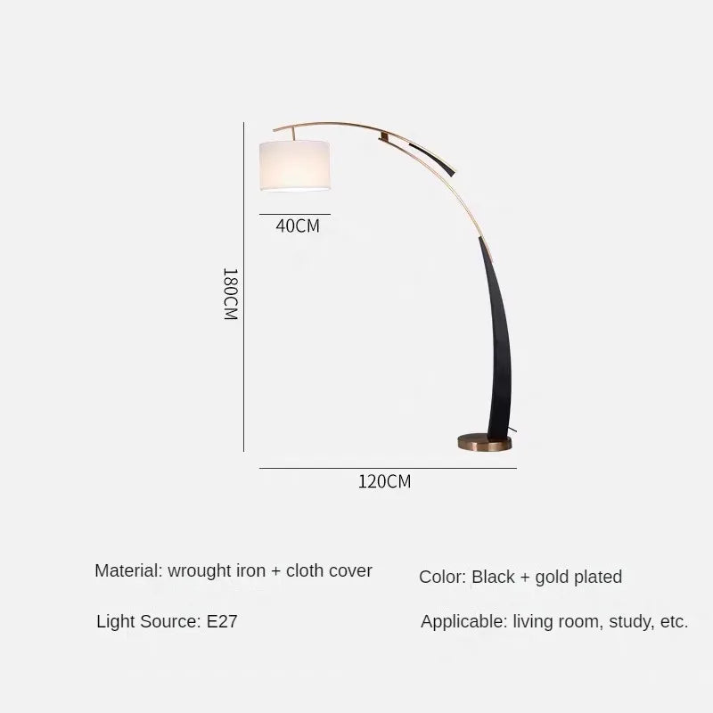 Minimalist Chinese Floor Lamp for Creative Home Decor