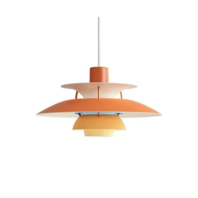 Modern Colorful LED Pendant Umbrella Chandelier for Dining Room, Bar, and Restaurant Lighting