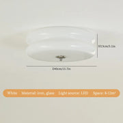 Modern Glass Ceiling Light - Vintage Style for Elegant Interiors