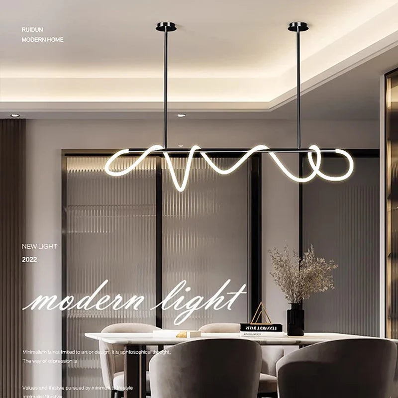 Modern Home Decor LED Hanging Lights for Living Room Chandeliers
