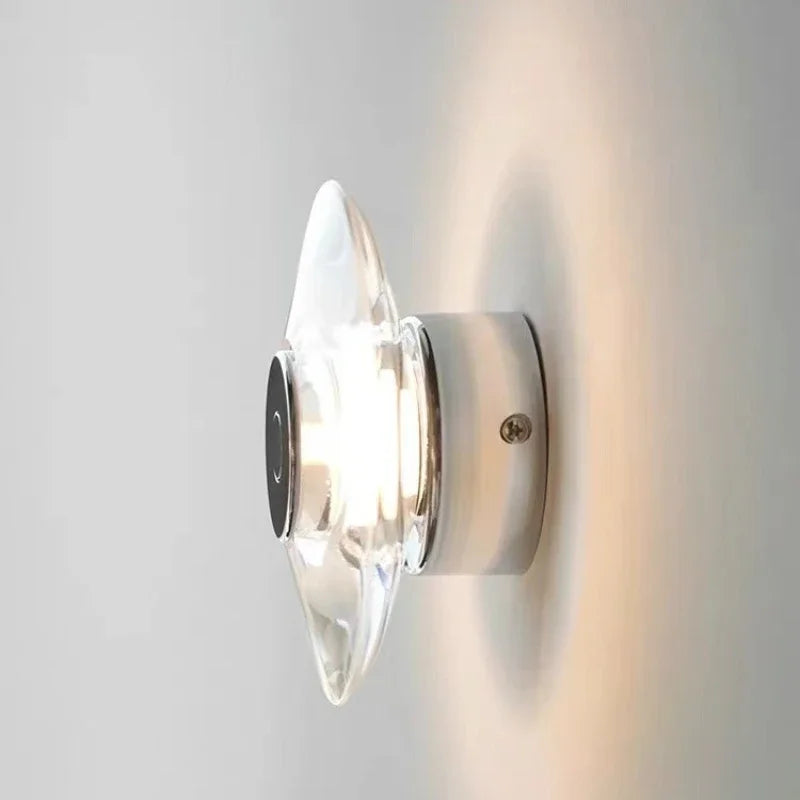Italian Crystal Bedside Lamp for Elegant Home Decor