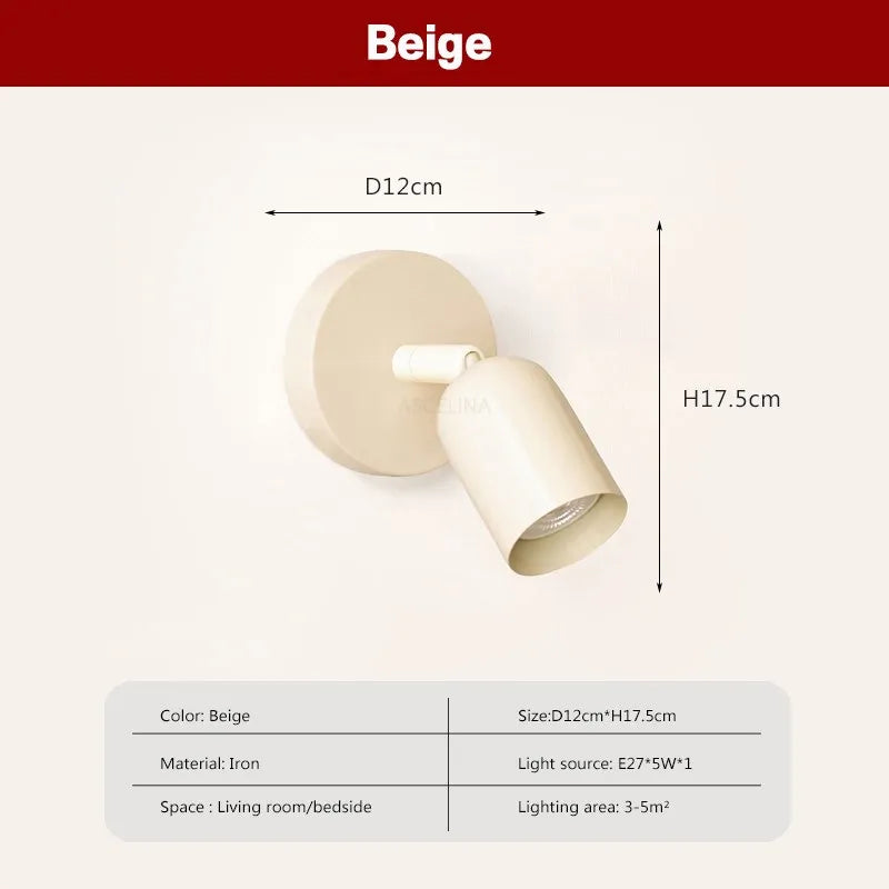 Minimalist Nordic Macaron Wall Sconce for Home Decor