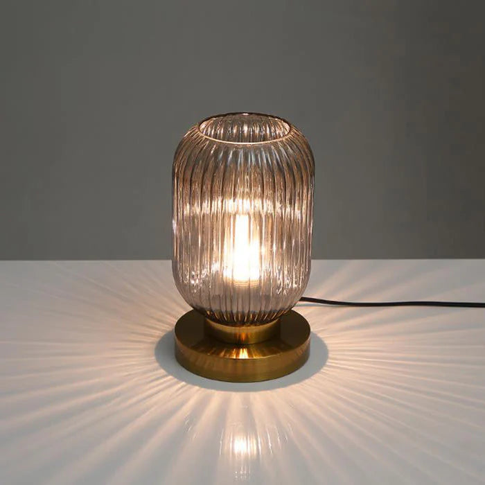 Nordic Pumpkin Glass Table Lamps for Study & Bedroom Décor