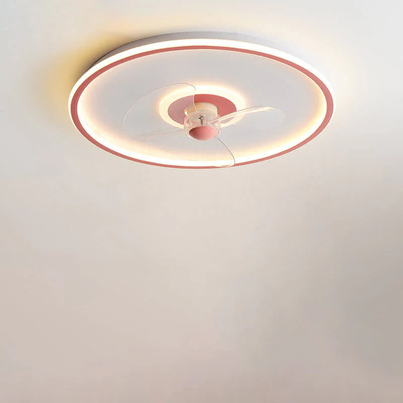 Smart Ceiling Fan with Remote Control and LED Light
