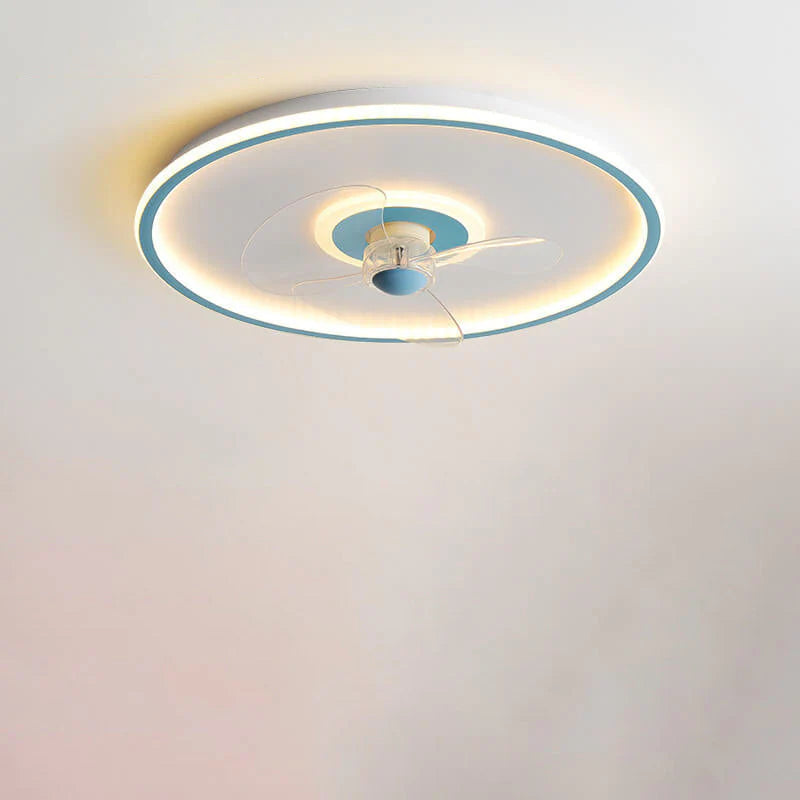 Smart Ceiling Fan with Remote Control and LED Light