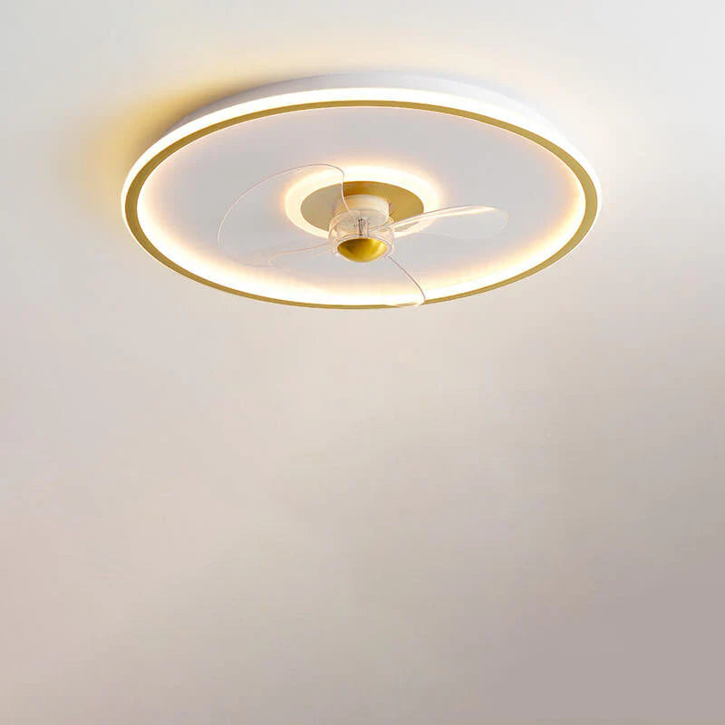 Smart Ceiling Fan with Remote Control and LED Light