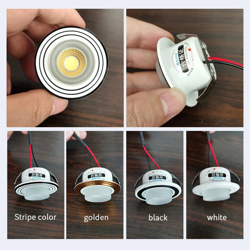 Mini Recessed Decorative Spotlight with Built-in Driver