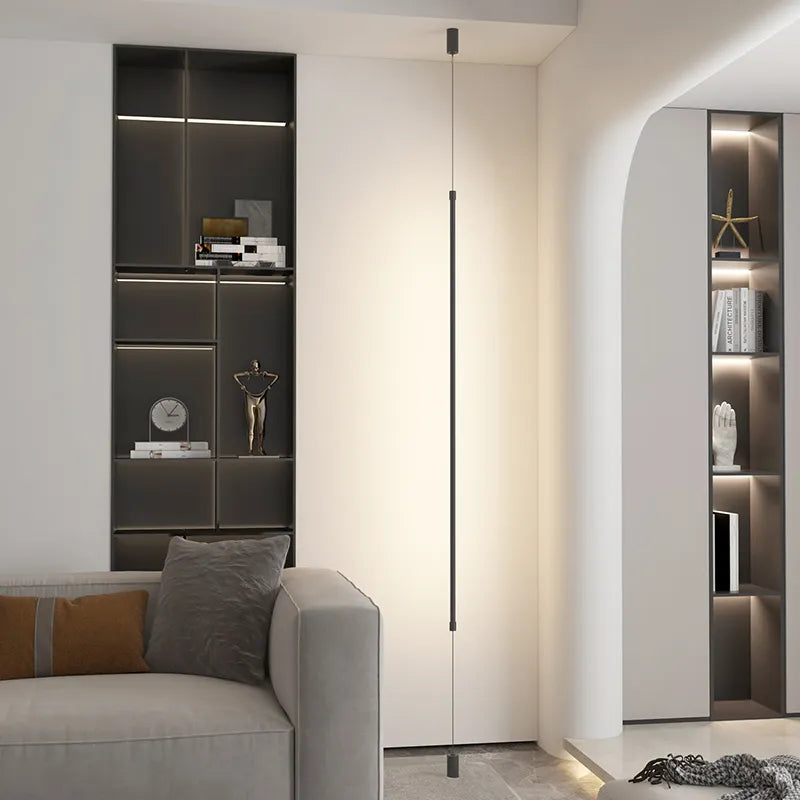 Modern Black LED Floor Lamp for Indoor Use (SET OF 2)