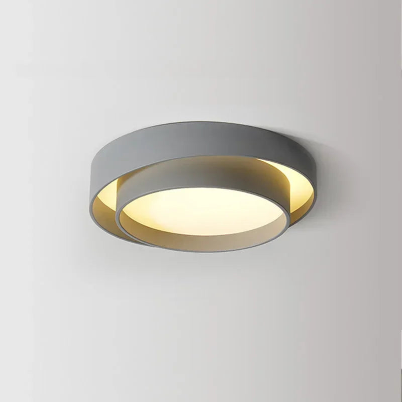 Modern Round LED Ceiling Light with Remote Control for Decoration