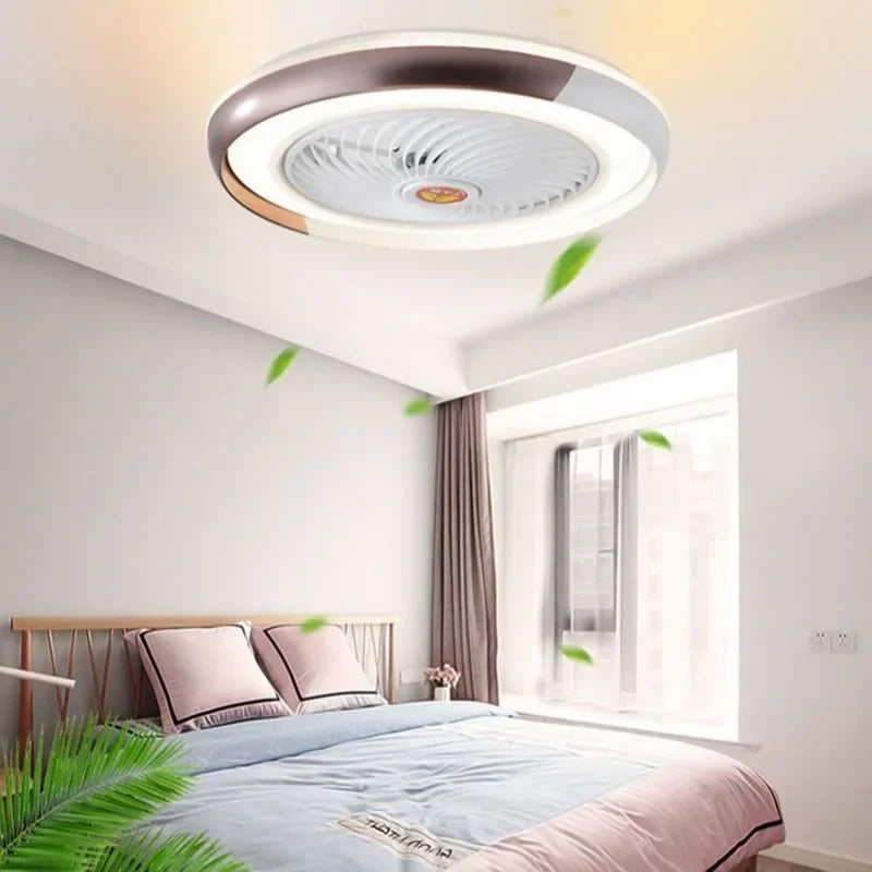 Smart Bluetooth Ceiling Fan with Light and Remote Control