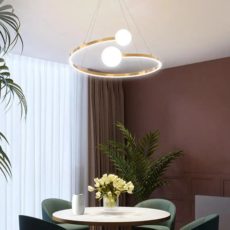 Curved Creative Minimalist Nordic Design Lighting