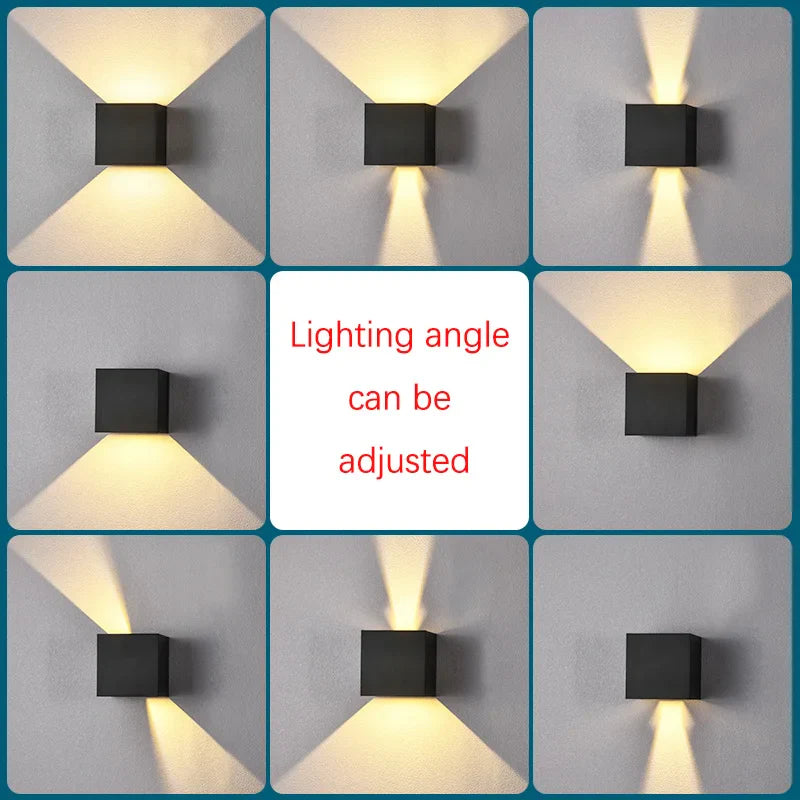 6W/12W Waterproof LED Wall Sconce for Outdoor and Indoor Use