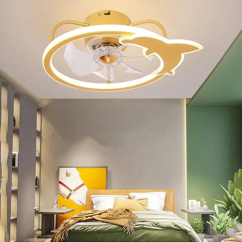 Smart Ceiling Fan with Lights and Remote Control