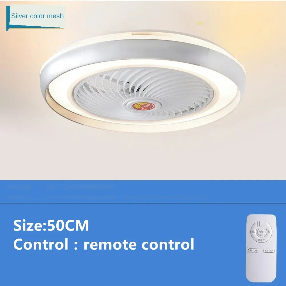 Smart Bluetooth Ceiling Fan with Light and Remote Control