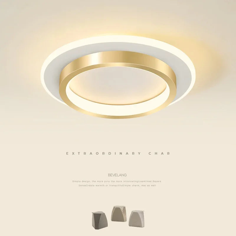 Modern LED Indoor Ceiling Light for Hallways, Stairs, and More