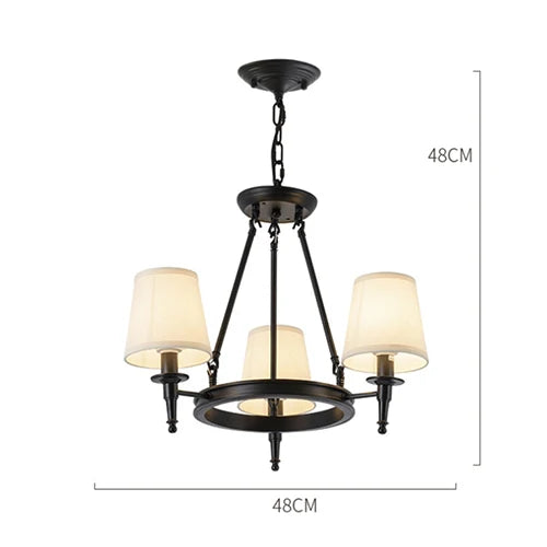 Retro American Ceiling Lamp for Home Living Room Dining Decor