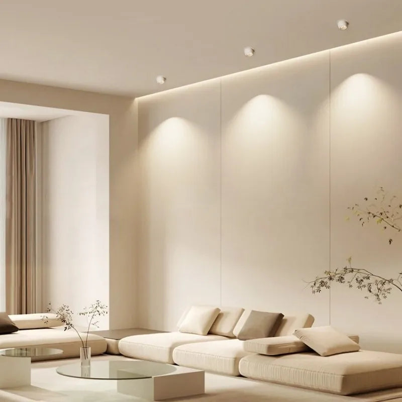 Adjustable Rotatable LED Recessed Spotlight for Interior Lighting
