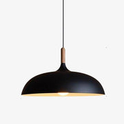 Creative Round Metal White Shade LED Pendant Light