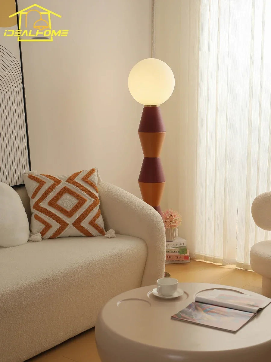 Modern LED Leather Floor Lamp for Home Décor