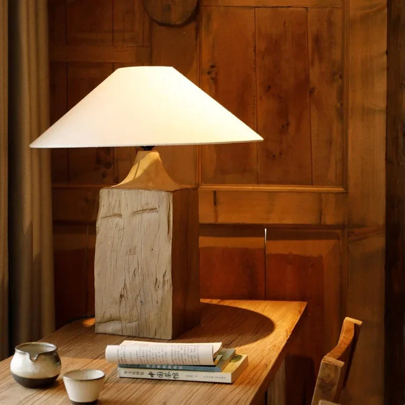Japanese Wabi-Sabi Luxury Zen Retro Table Lamp