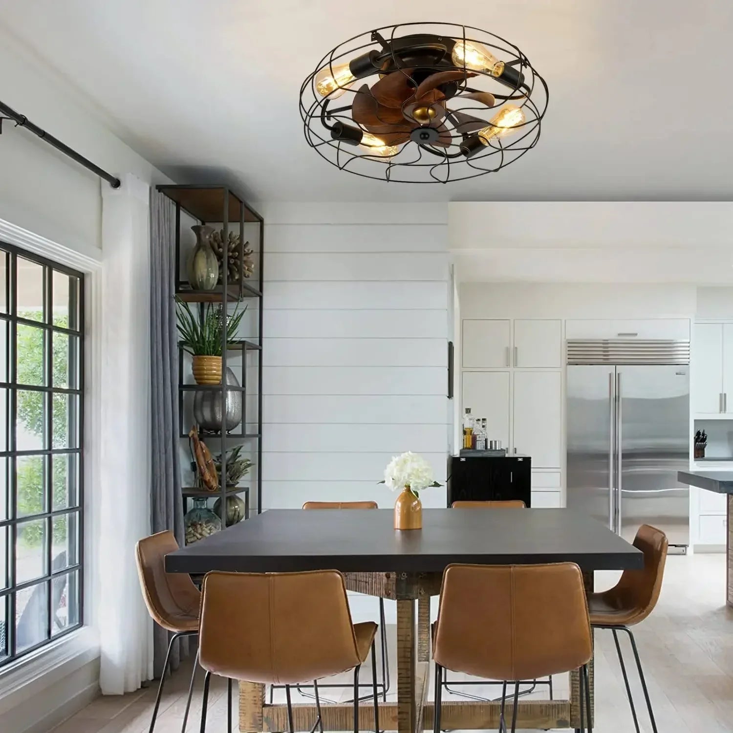 Ceiling Fan Light Fixture with Remote Control