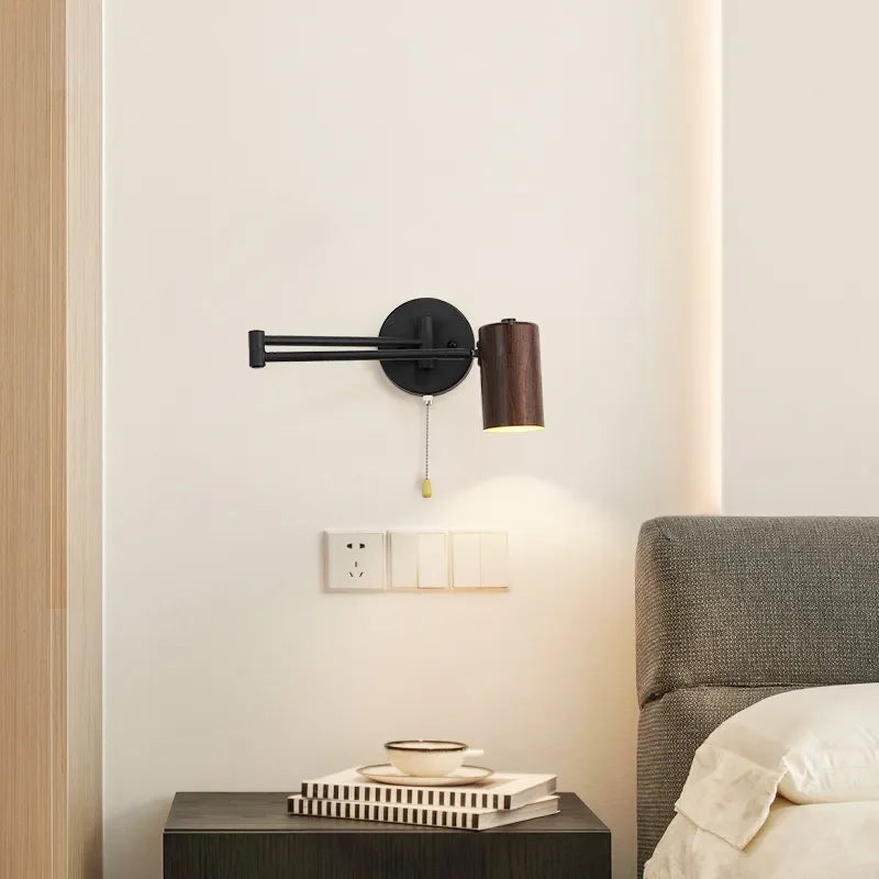 Adjustable Nordic Bedside Lamp for Reading and Study