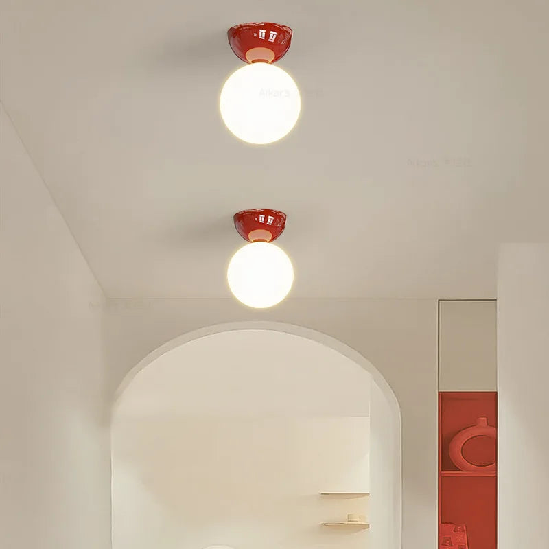 Simple Bauhaus Medieval Style Ceiling Light for Entryway Decor