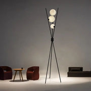 LED Moon Glass Ball Floor Lamp