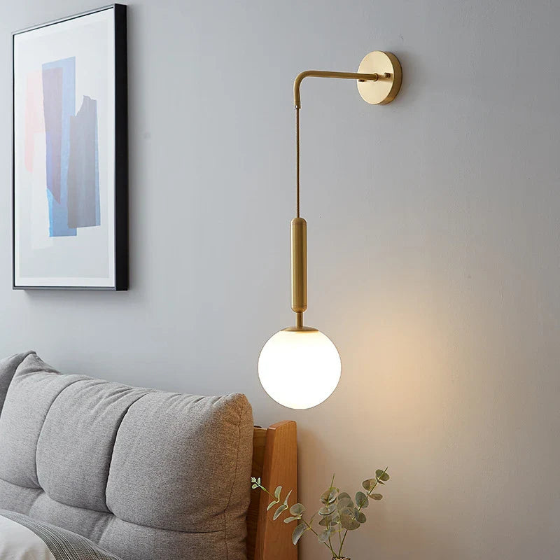 Simple and Modern Glass LED Wall Sconce