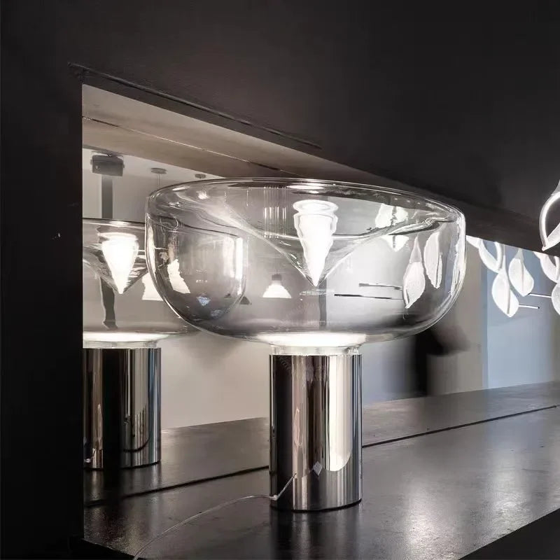 Modern Decorative Glass Radar Design Bedside Lamp