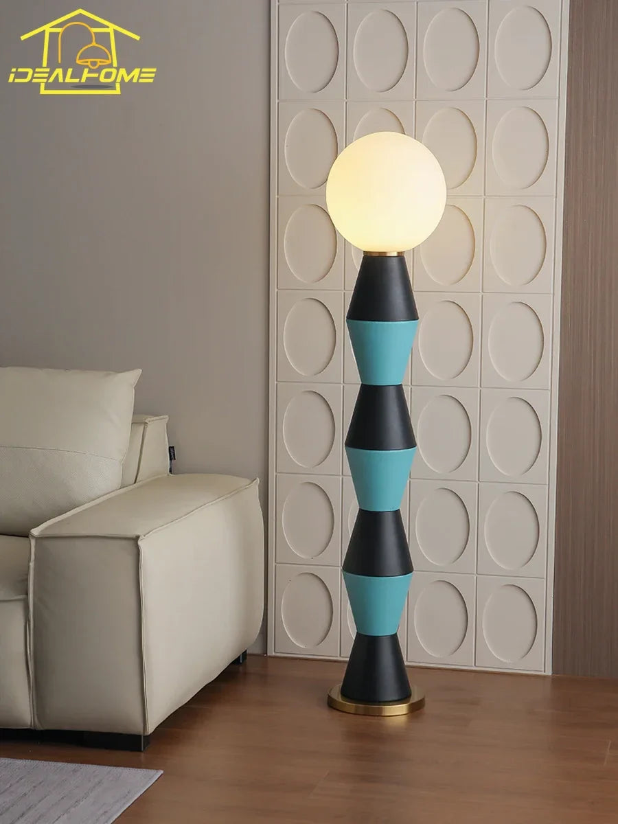 Modern LED Leather Floor Lamp for Home Décor