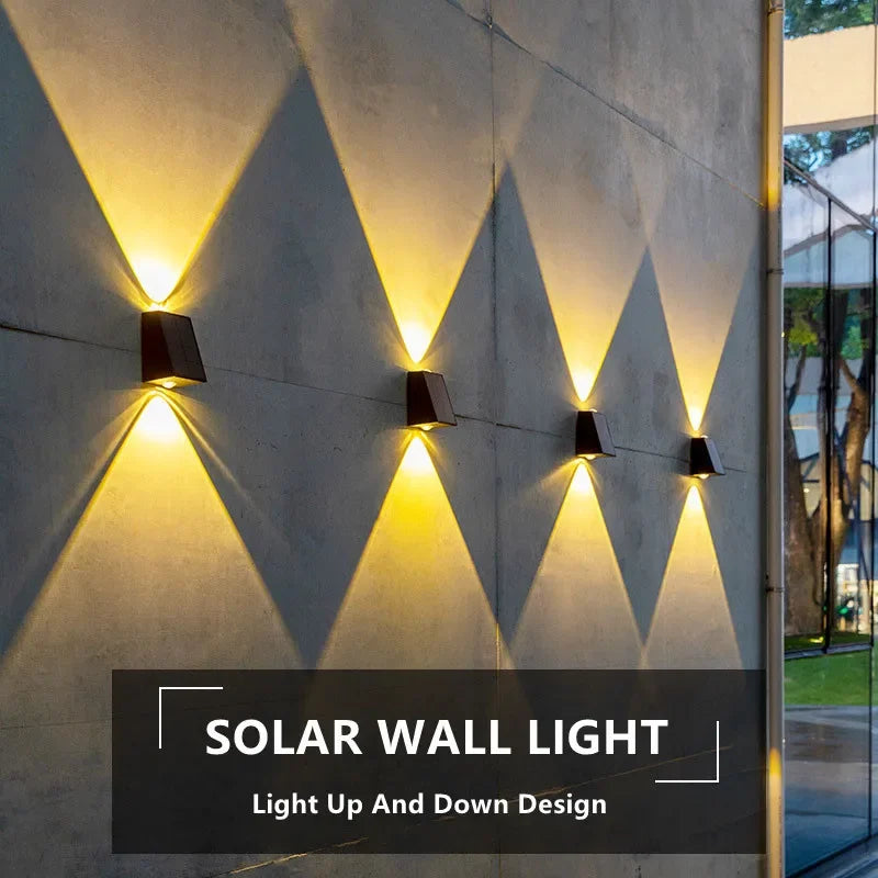 Outdoor LED Solar Wall Light