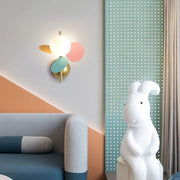 Modern Colorful Wall Light for Kids - Clover Design