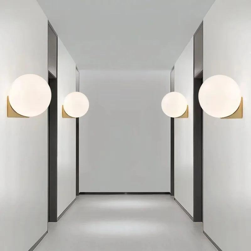 Creative Personality Art Sphere Wall Sconce