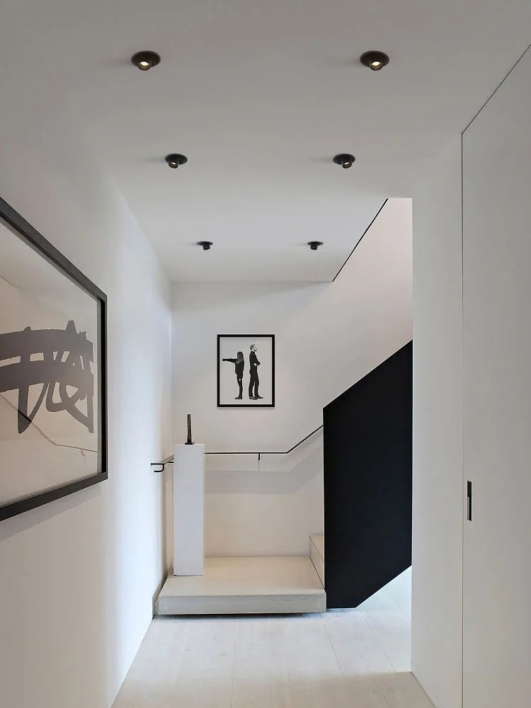 Adjustable Angle Long Tube LED Recessed Spotlights