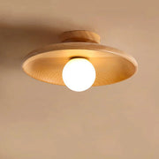 Nordic Wood LED Ceiling Light for Living Room, Bedroom, Dining Room, Hallway, Balcony