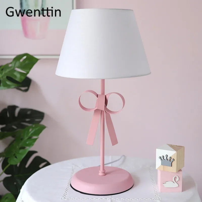 Modern Bow Tie Desk Lamp for Decorative Bedroom