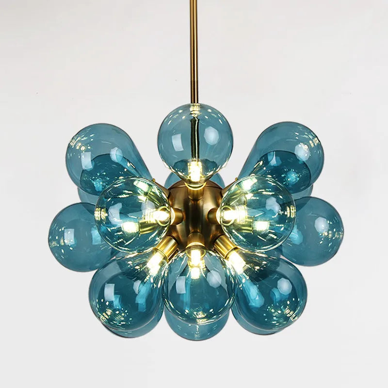 Nordic Glass LED Ball Pendant Light for Home Decor
