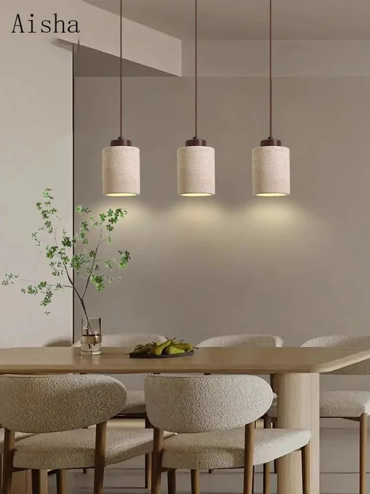 Retro Cave Stone Pendant Light for Home Decor
