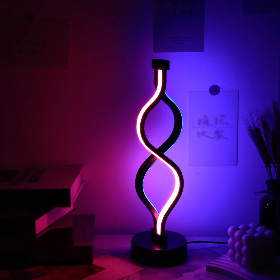 Creative USB Twist Desk Lamp for Home Decoration