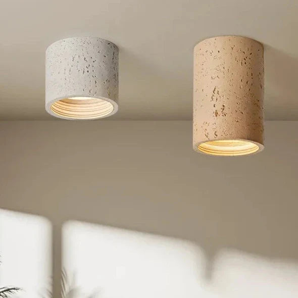 Wabi-Sabi Round LED Surface Mount Downlight - Retro Earthy Color