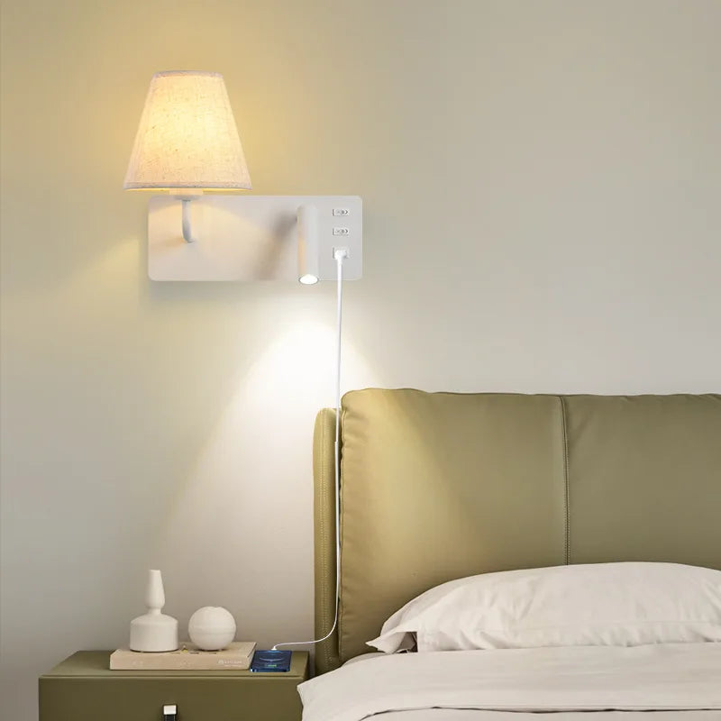 Modern USB Indoor LED Wall Sconce