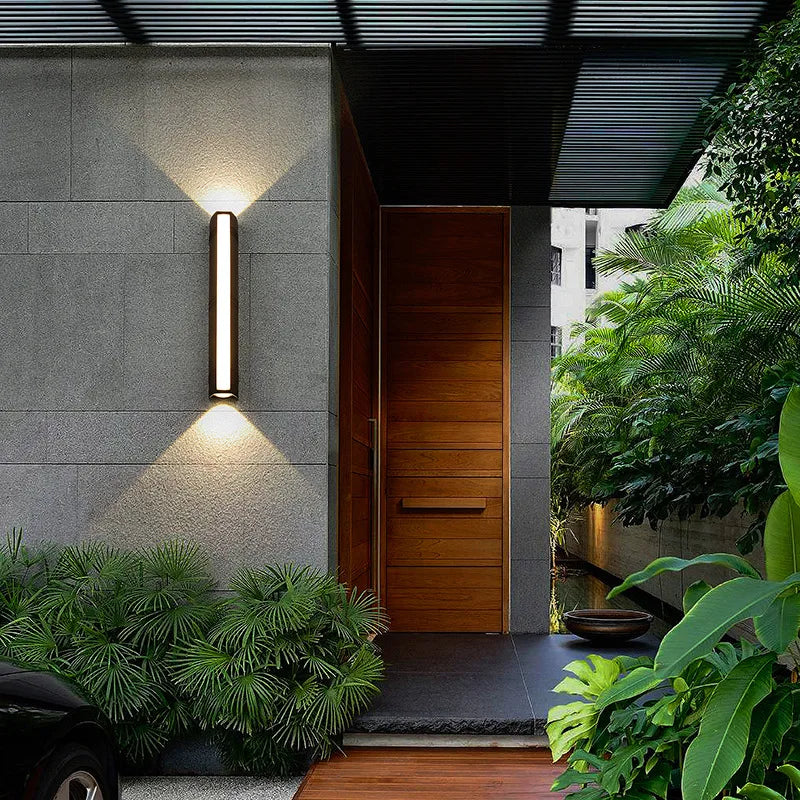 Modern Waterproof LED Wall Sconce for Outdoor Use
