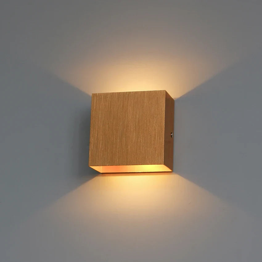 Modern 6W LED Wall Sconce - Minimalist Indoor Lighting for Living Room, Bedroom, and Hallway