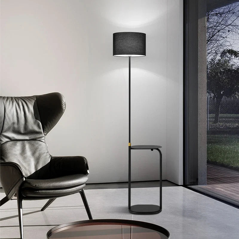 Multifunctional Minimalist Floor Lamp with Foot Switch
