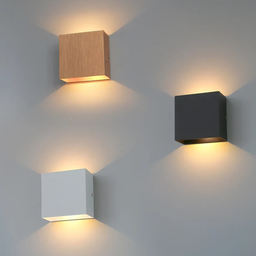Modern 6W LED Wall Sconce - Minimalist Indoor Lighting for Living Room, Bedroom, and Hallway