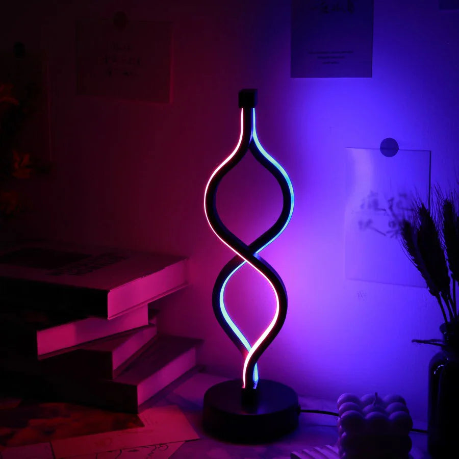 Creative USB Twist Desk Lamp for Home Decoration