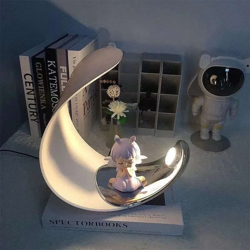 Nordic Loop Table Lamp - Decorative LED Night Light
